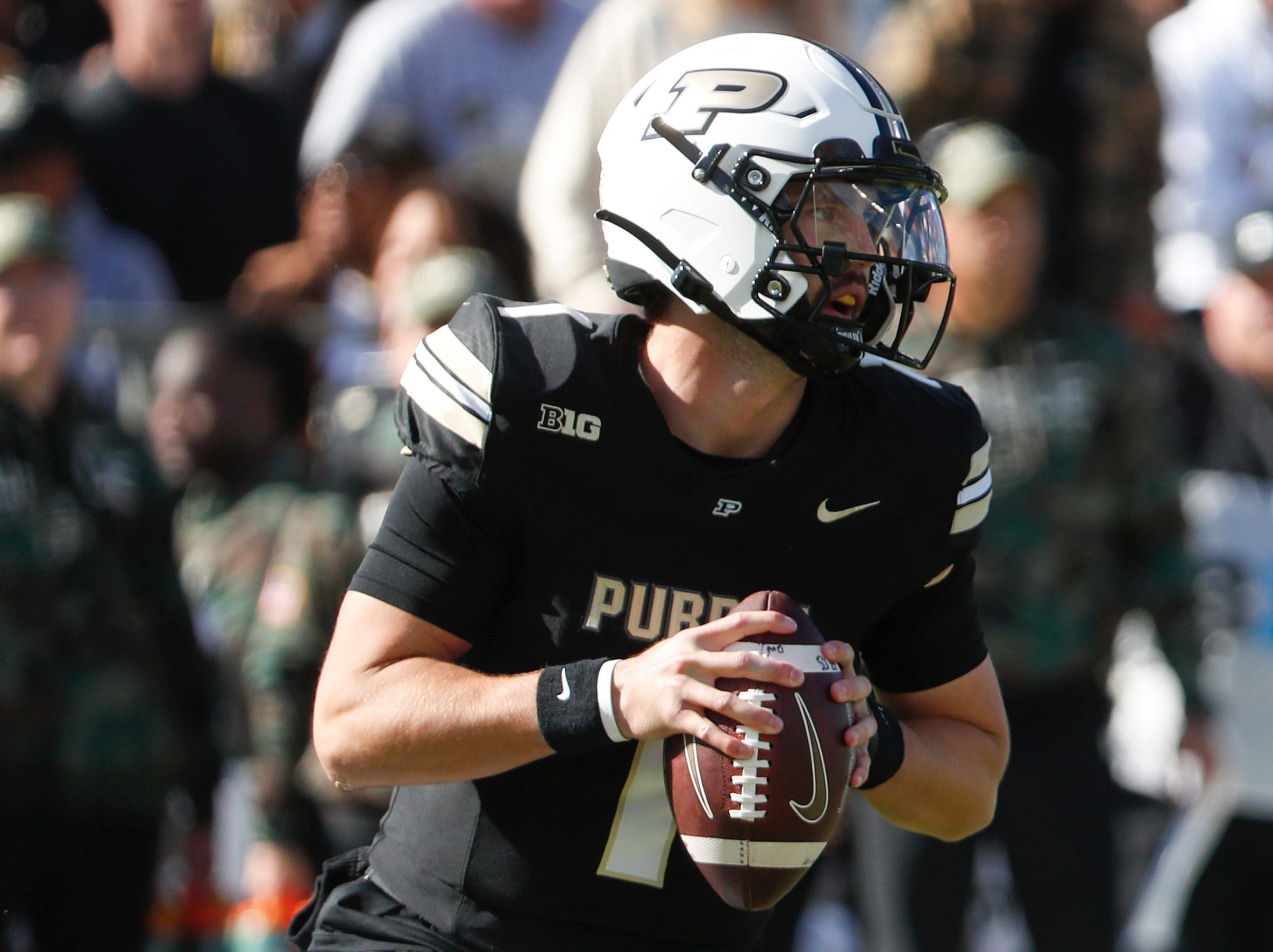 Purdue Boilermakers QB Hudson Card - Source: Imagn